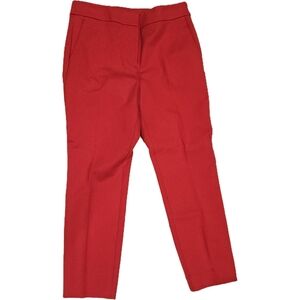 Boden Hampshire 7/8 Straight Leg Pants 8P Red